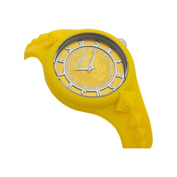 Versus Versace Fire Island Studs Strap Watch Yellow Womens - Picture 2 of 5